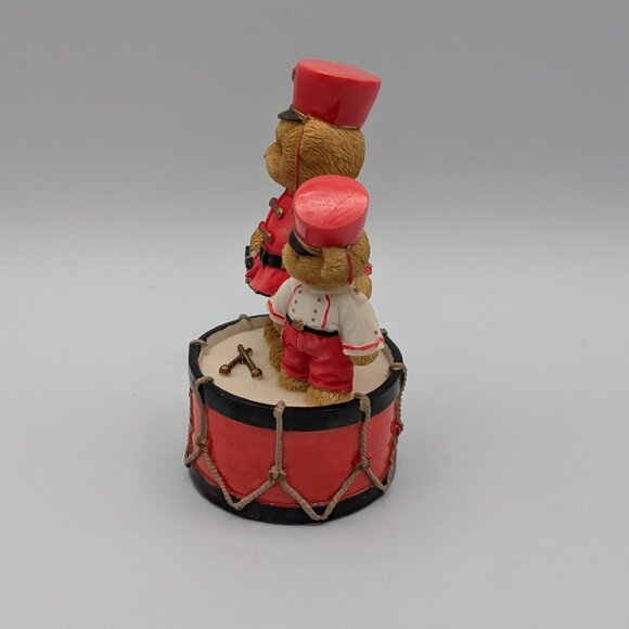 Cherished Teddies Brock and Sheldon Drummer Boy Figurine (0000919) 2004 - Picture 3 of 10